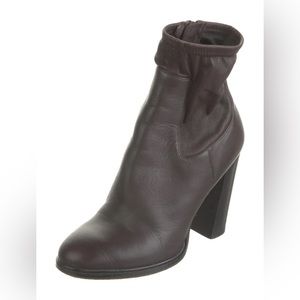 VINCE Chocolate brown leather ankle boots Size 5